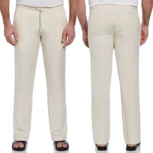 Cubavera Linen Blend Core Drawstring Pants Mens 3XBX32